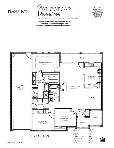 Plan 1675 (CAD)